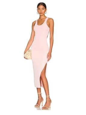 All the ways Marissa pink midi dress